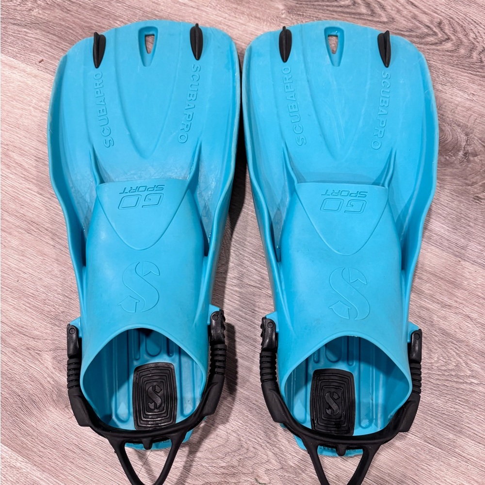 Scuba Pro Go Fins Size Small (Turquoise)